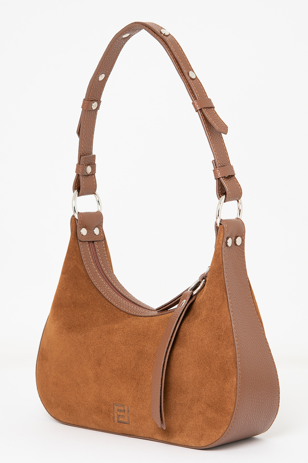 Ц-511.67 сумка женская PROTEGE ( Рыжый Замша Флотер)