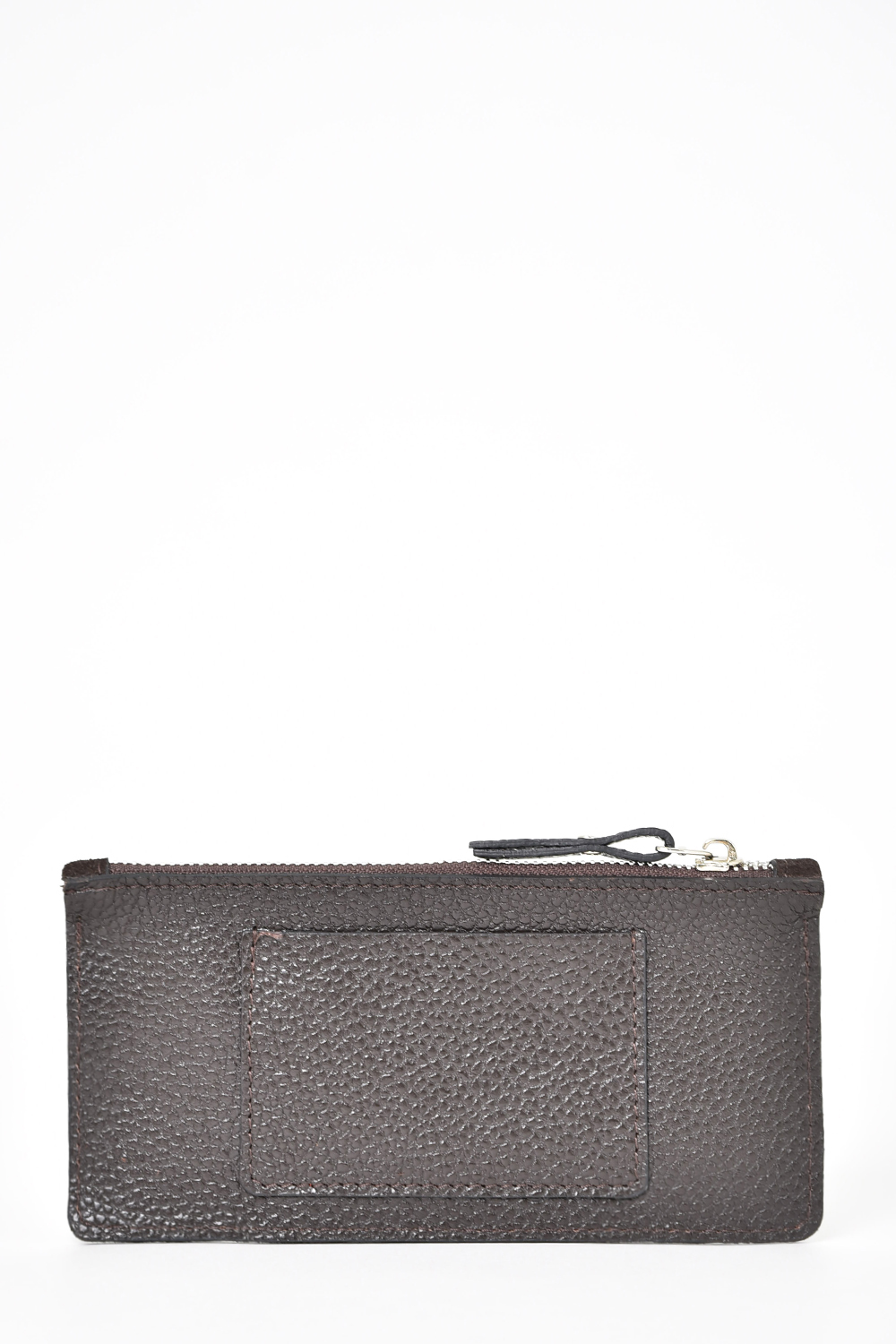 МК-499-358 кошелек нат.кожа PROTEGE (Тёмно-коричневый Замша флотер Кот №5 Team)