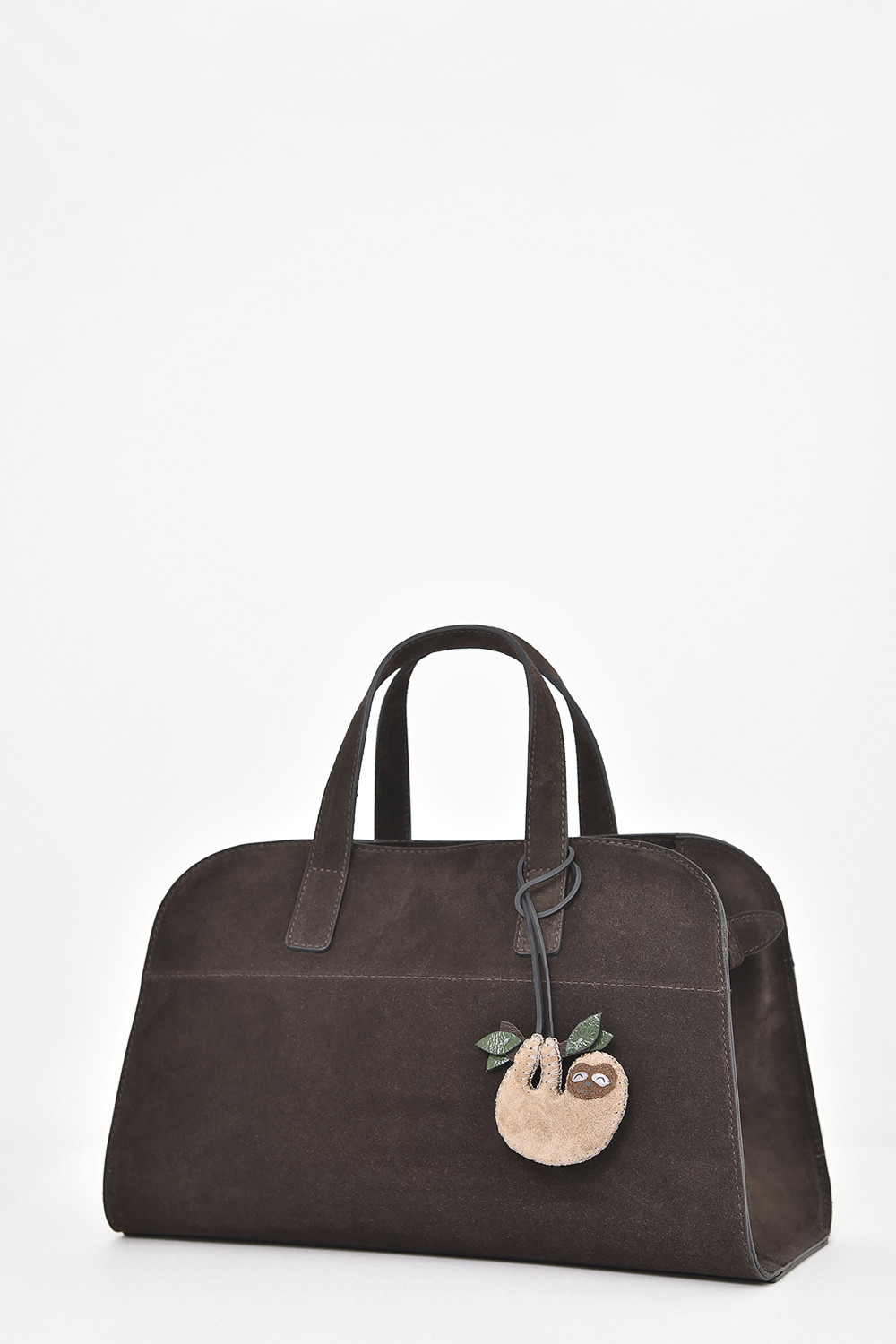 ДС-620.30 брелок кожаный PROTEGE ( Темный капучино (Тауп) Замша)