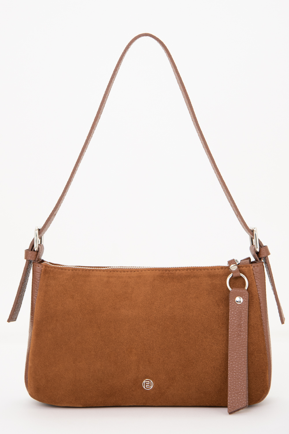 Ц-549.67 сумка женская PROTEGE ( Рыжый Замша Флотер)