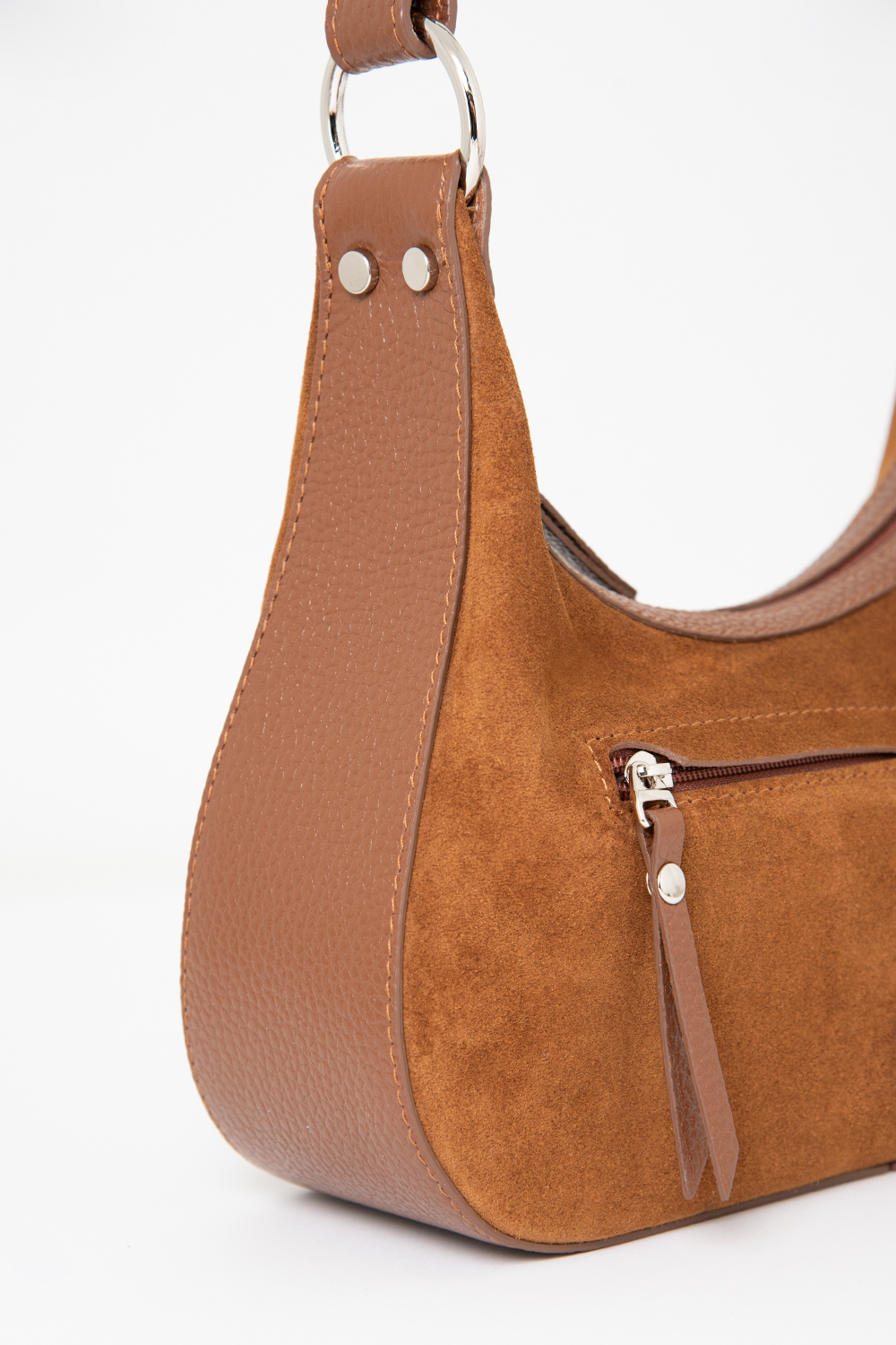 Ц-511.67 сумка женская PROTEGE ( Рыжый Замша Флотер)