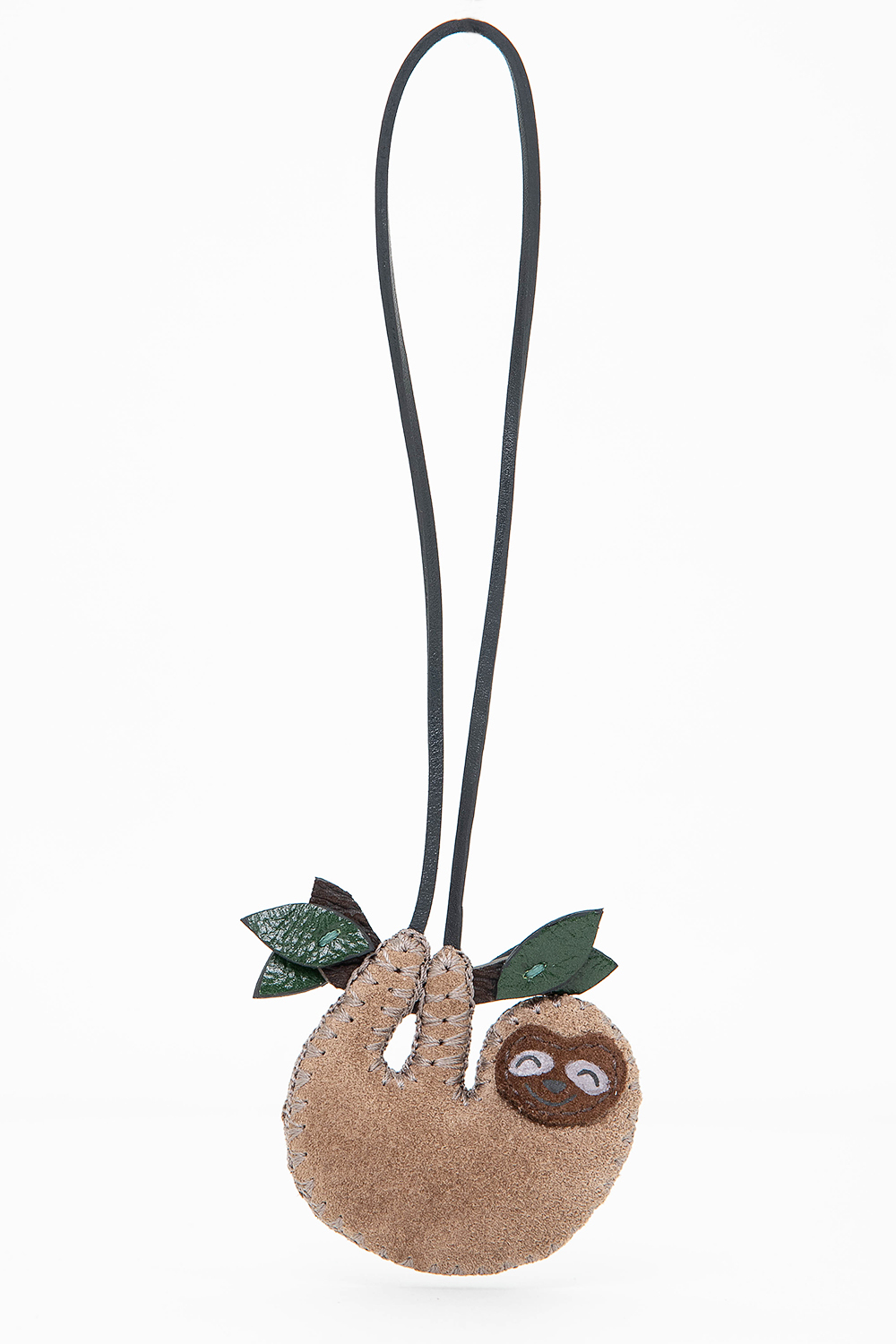 ДС-620.30 брелок кожаный PROTEGE ( Темный капучино (Тауп) Замша)