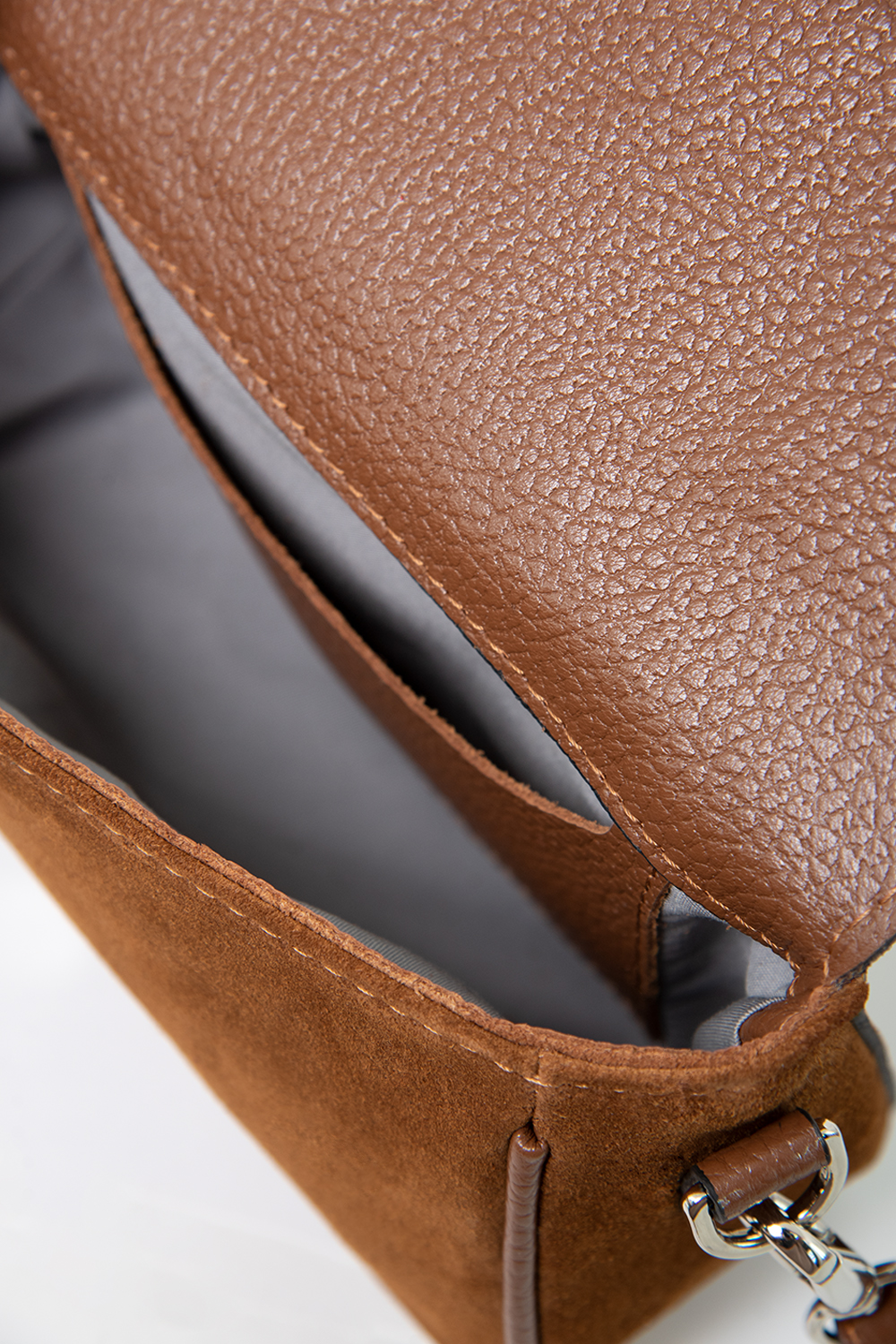 Ц-616.67 сумка женская PROTEGE ( Рыжый Замша Флотер)