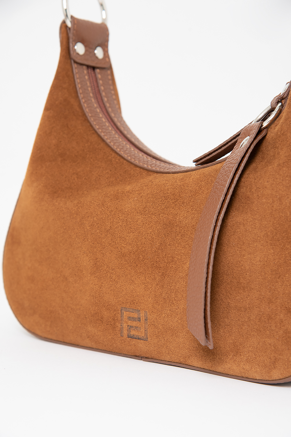 Ц-511.67 сумка женская PROTEGE ( Рыжый Замша Флотер)